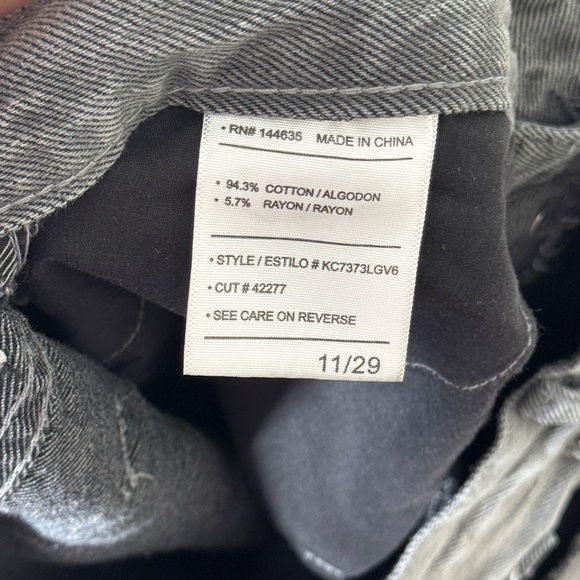 KanCan High Rise 90s Flare Jeans Gray Size 11/29 - Picture 7 of 7